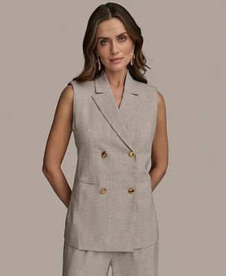 Donna Karan New York Women's Double-Breasted Vest