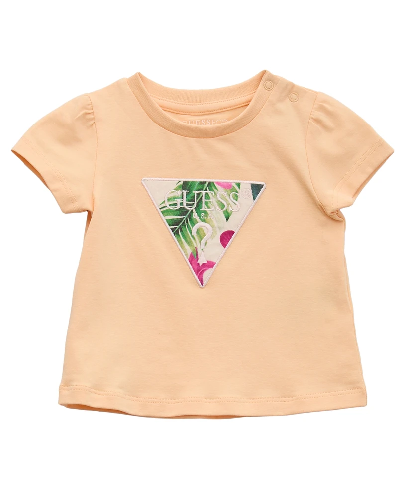 Guess Baby Girls 2-Piece T-Shirt and Printed Shorts Set