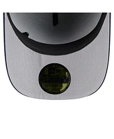 New Era Men's Black/Navy Tennessee Titans 2025 Nfl Draft On Stage A-Frame 59FIFTY Fitted Hat