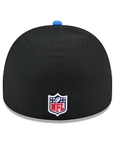 New Era Men's Black/Royal Los Angeles Rams 2025 Nfl Draft On Stage A-Frame 59FIFTY Fitted Hat