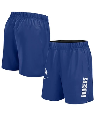 Nike Men's Royal Los Angeles Dodgers Woven Victory Performance Shorts