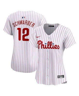 Nike Women's Kyle Schwarber White Philadelphia Phillies Home Limited Player Jersey