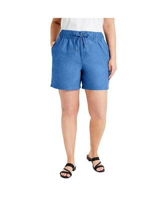 June + Vie Women's June + Vie Denim Bermuda Shorts