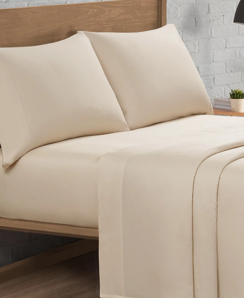 Lucky Brand Serene Slumber 300-Thread Count Cotton -Pc. Sheet Set