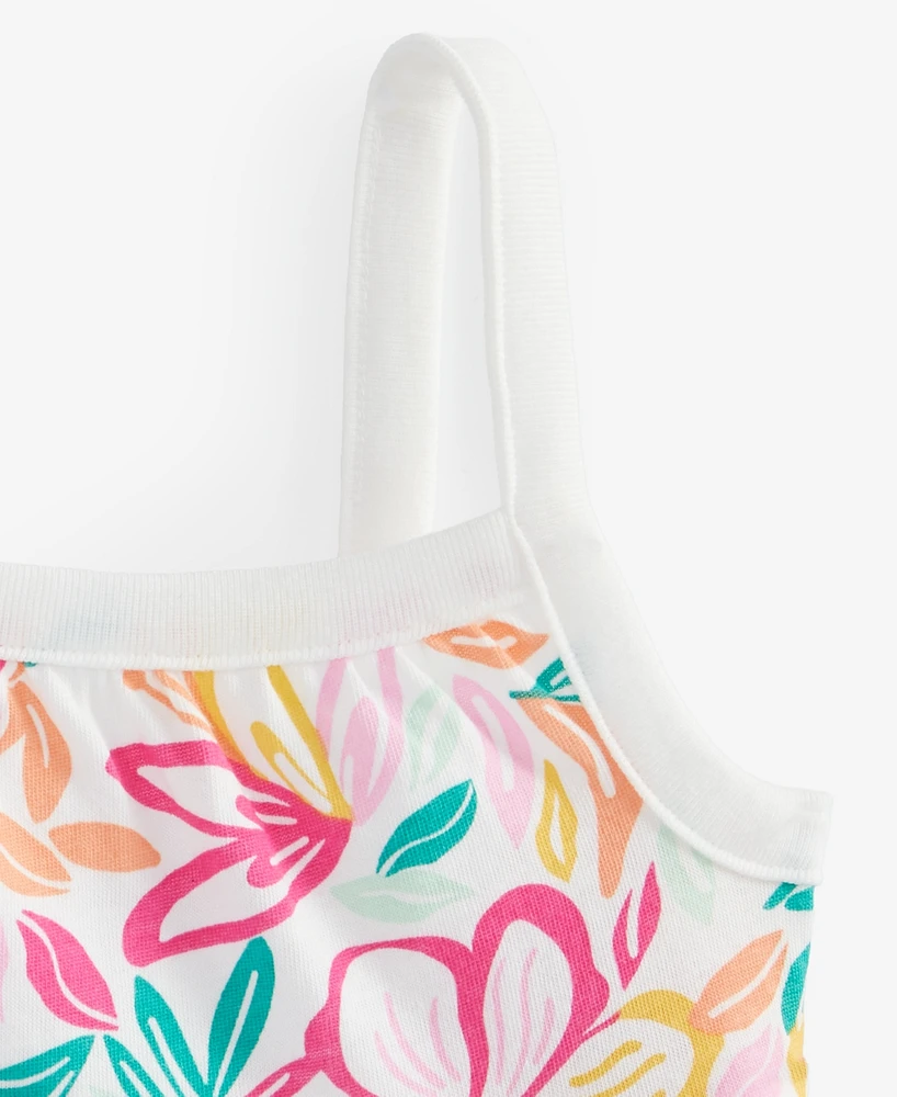 First Impressions Baby Girls Tropical Floral-Print Sunsuit, Exclusively at Macy's