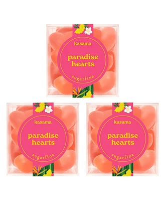 Sugarfina Paradise Heart Jellies Small Cube Kit, 3 Pieces