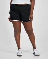 Derek Heart Trendy Plus Mid-Rise Dolphin Bow Shorts