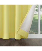 Daylin Woven Semi-Sheer Grommet Curtain Panel