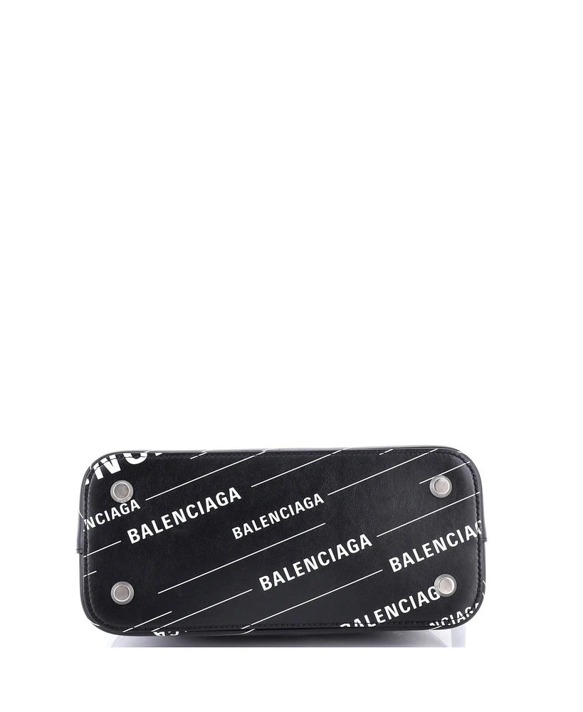 Pre-Owned Balenciaga Small Logo Ville Bag Leather