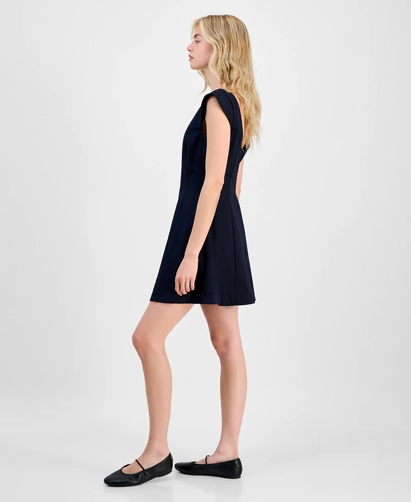 French Connection Women's Multi-Seam Scoop-Back Dress