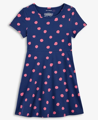 Epic Threads Little & Big Girls Dot-Print Cotton Skater Dress, Exclusively at Macy's