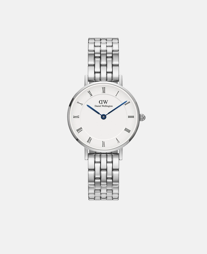 Daniel Wellington Unisex Analog Silver-Tone Stainless Steel Watch