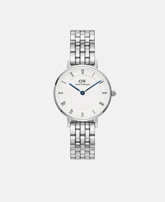 Daniel Wellington Unisex Analog Silver-Tone Stainless Steel Watch