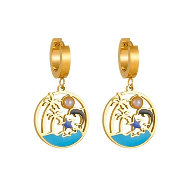 Coastal Magic Turquoise Earrings