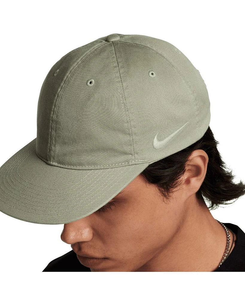 Nike Men's and Women's Green Washed Swoosh Club Adjustable Hat