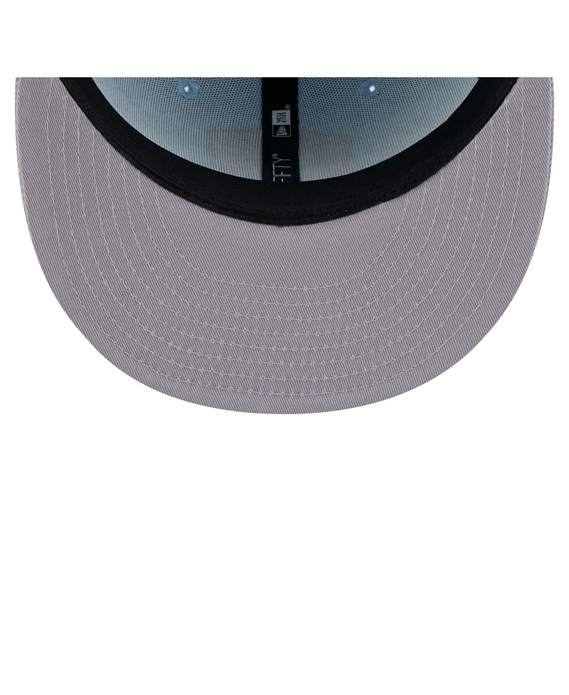 New Era Men's Light Blue Seattle Sounders Fc Color Pack Two-Tone 9FIFTY Snapback Hat