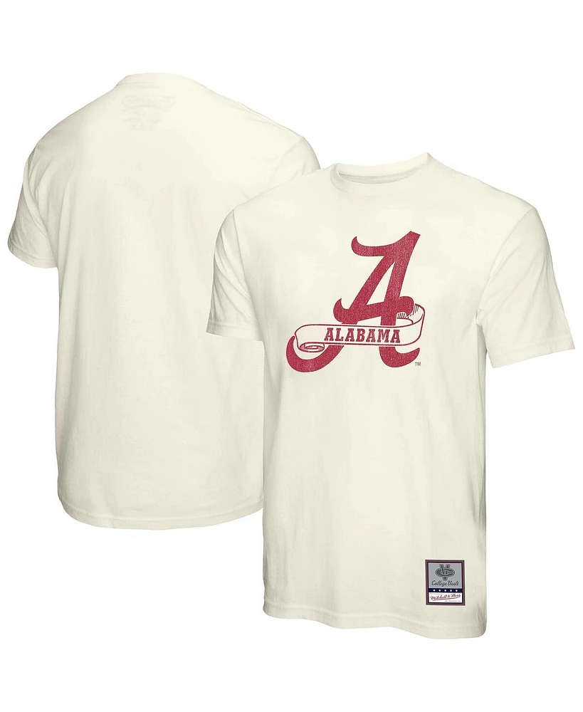 Mitchell & Ness Men's Cream Alabama Crimson Tide Vintage Tone T-Shirt