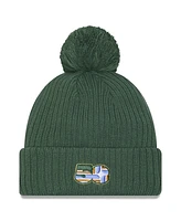 New Era Men's Green Portland Timbers 2025 Jersey Hook Cuffed with Pom Knit Hat
