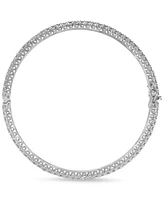Diamond Bangle Bracelet (4 ct. t.w.) in 14k White Gold
