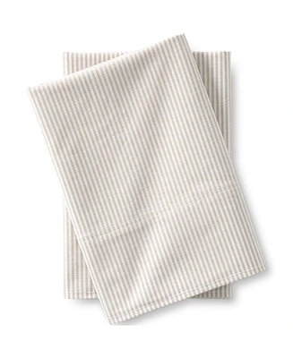 Lands' End Cotton Oxford Stripe Pillowcases
