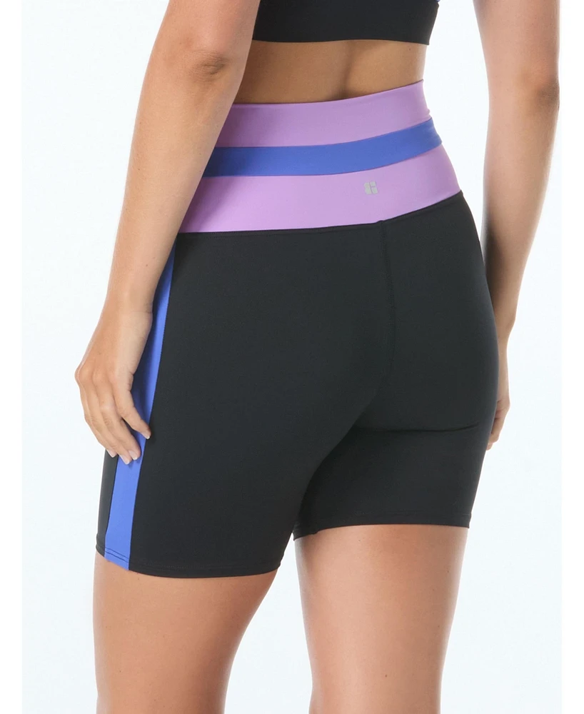 Beach House Sport Racer Zip Front Tankini Top