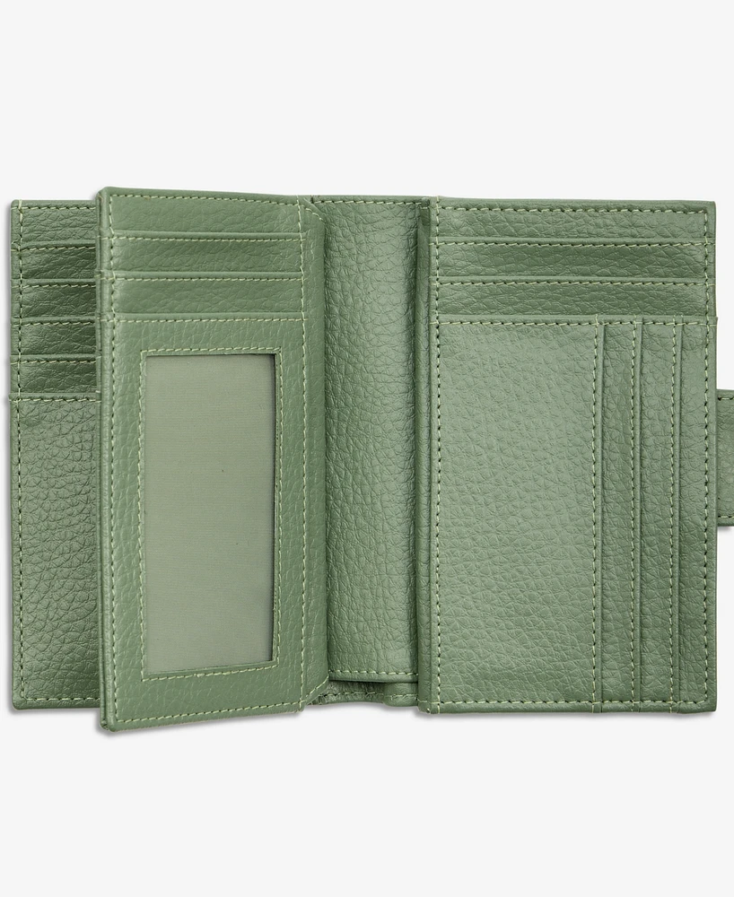 Giani Bernini Softy Leather Framed Colorblock Wallet, Created for Macy's