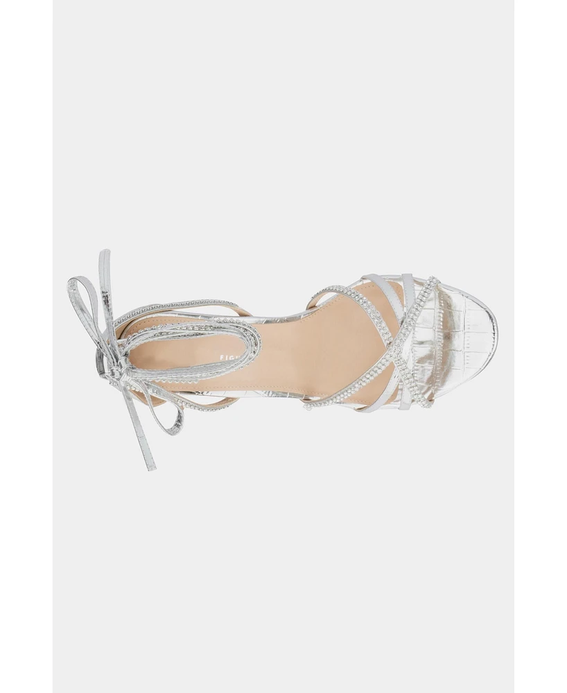 Gem Strap Heels - Wide Width