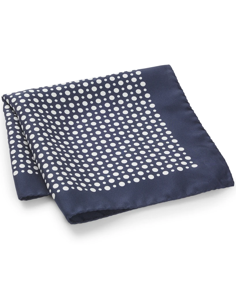 Hugo Boss Beckham x Boss Men's Printed Silk Pocket Square