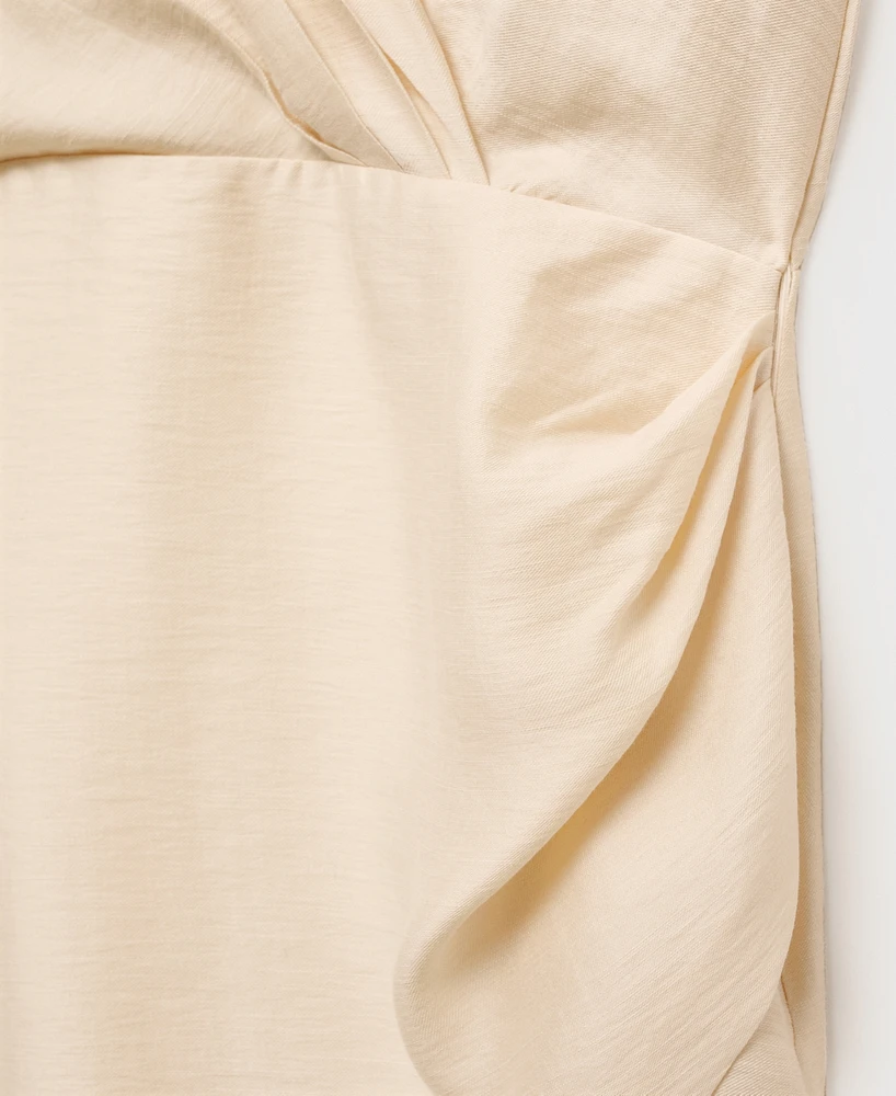 Mango Women's Lyocell Wrap Dress