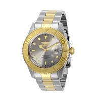Invicta Men's 29950 Pro Diver Quartz 3 Hand Grey Dial Watch