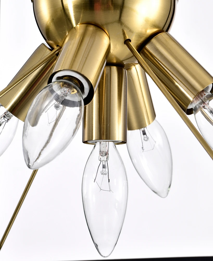 Home Accessories 12" Snowgaze 9-Light Indoor Chandelier