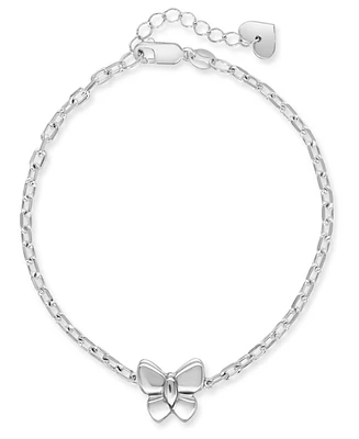 Devata Butterfly Chain Bracelet in Sterling Silver, 7.0 in adj to 8.0 in