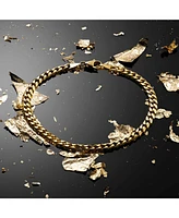 Vincero Men's Curb Chain – 5mm Gold Plated Bracelet
