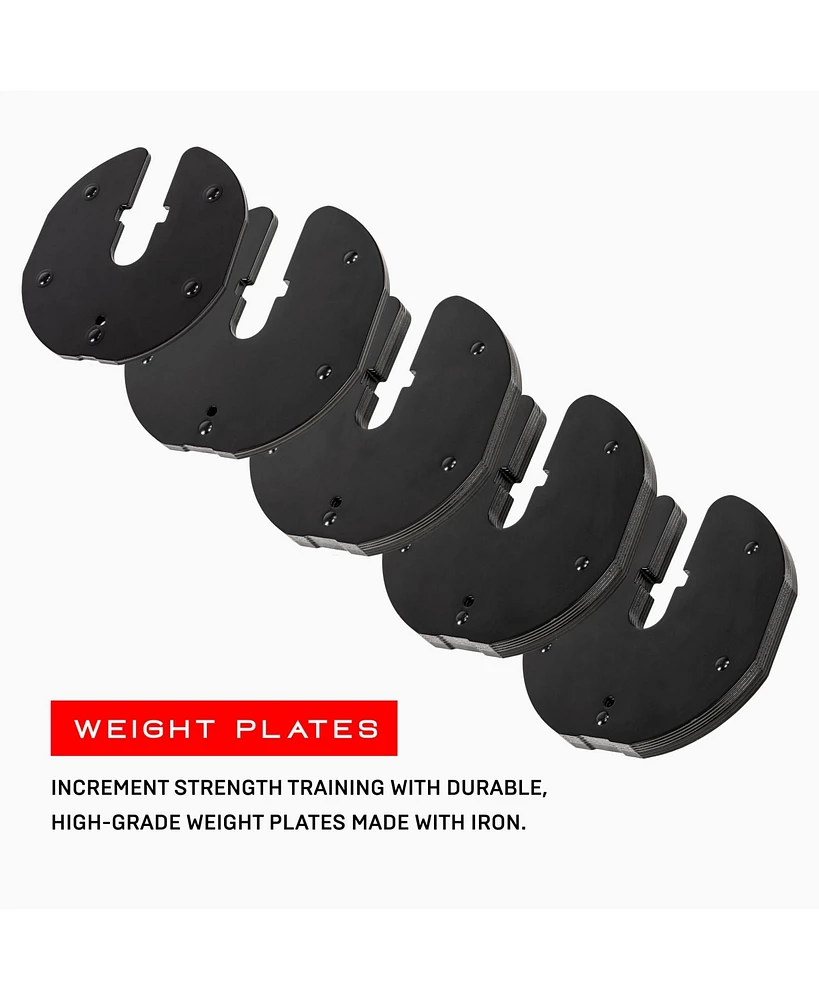 Nonzero Gravity PowerDyne Adjustable Dumbbell Weights (Coal