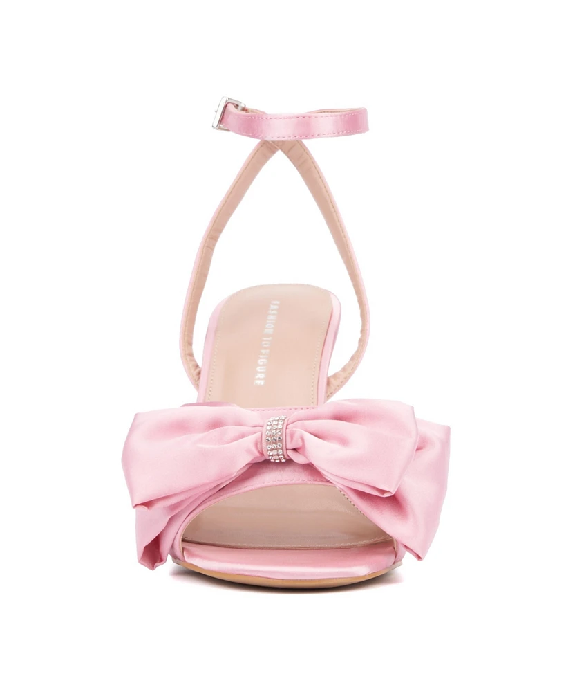Fashion To Figure Women's Tatiana Heel Sandal - Wide Width