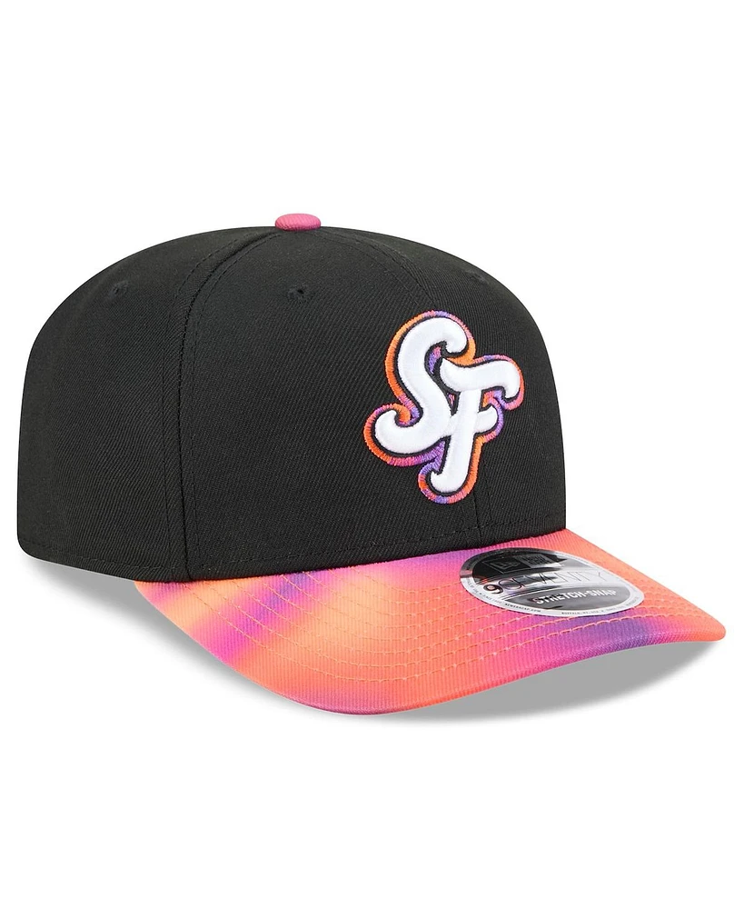 New Era Men's Black/Orange San Francisco Giants 2025 City Connect 9SEVENTY Adjustable Hat