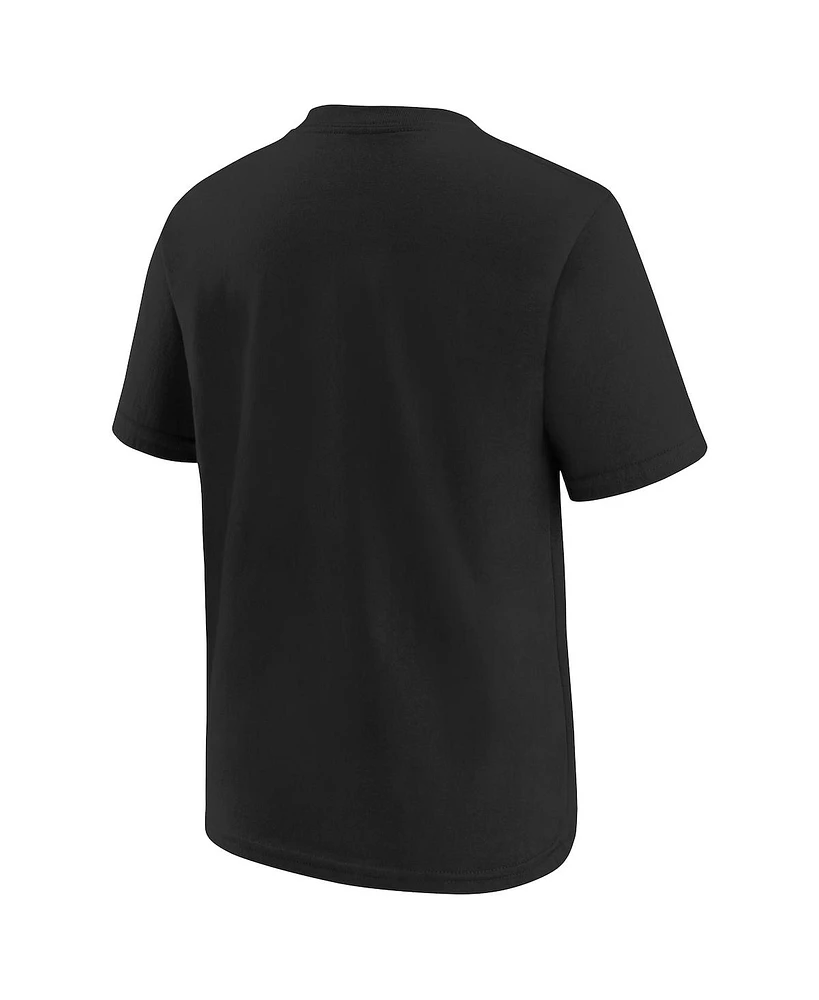 Nike Big Boys and Girls Black San Francisco Giants 2025 City Connect Wordmark T-Shirt