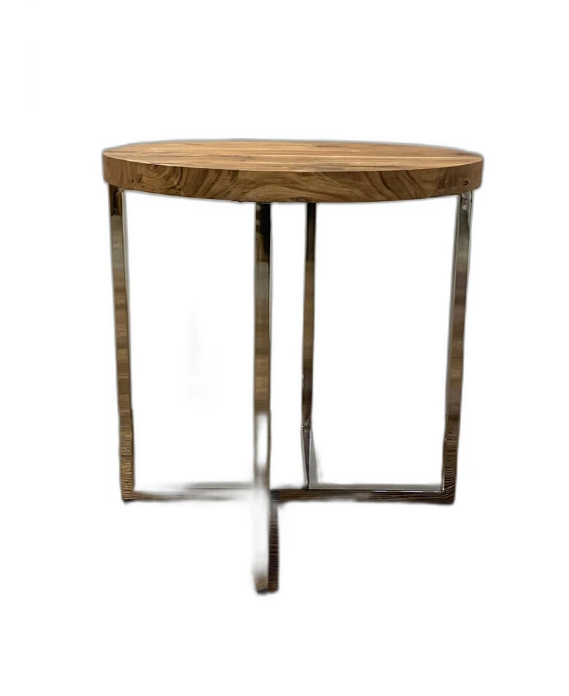 Rustic Modern End Table – Ideal for Living Rooms or Bedrooms