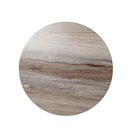 Simple Wood Round End Table for Bedroom or Living Room Styling