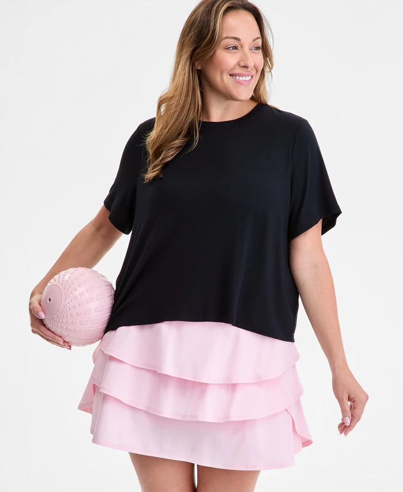 Id Ideology Plus Crewneck Short-Sleeve T-Shirt, Exclusively at Macy's