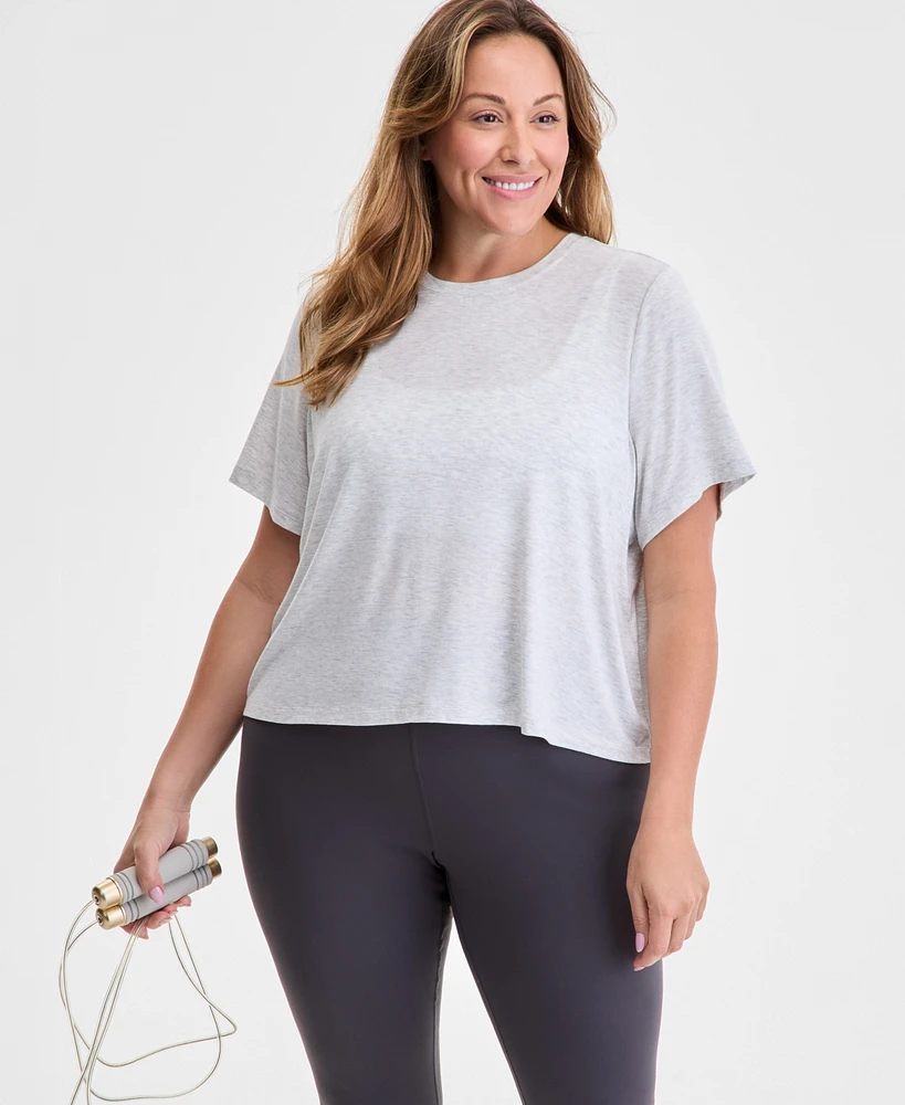 Id Ideology Plus Crewneck Short-Sleeve T-Shirt, Exclusively at Macy's