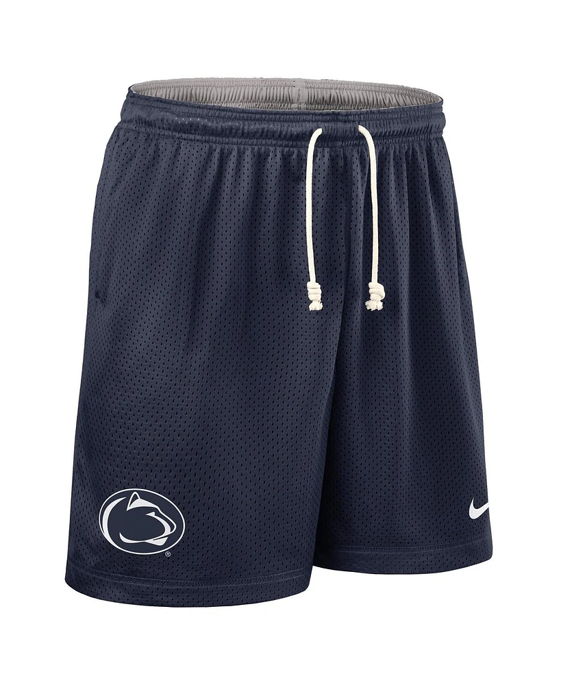 Nike Men's Navy/Gray Penn State Nittany Lions 2025 Sideline Reversible Performance Shorts