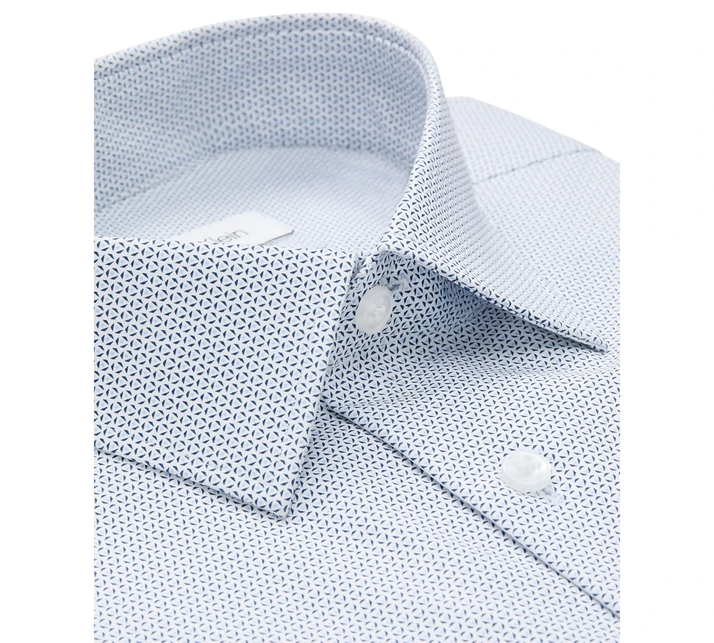 Calvin Klein Refined Cotton Stretch Men's Slim Fit Dress Shirt