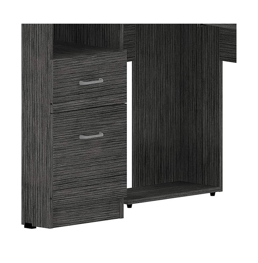 L-Shape Corner Desk with Dual Drawers – Stylish and Functional Computer Desk