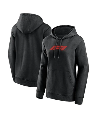 Formula 1 Men's Black Primary Logo Pullover Hoodie