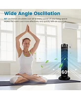 Fan task 35W 28 Inch Quiet Bladeless Oscillating Tower Fan