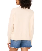 Vince Camuto Women's Cotton Lobster Crewneck Sweater