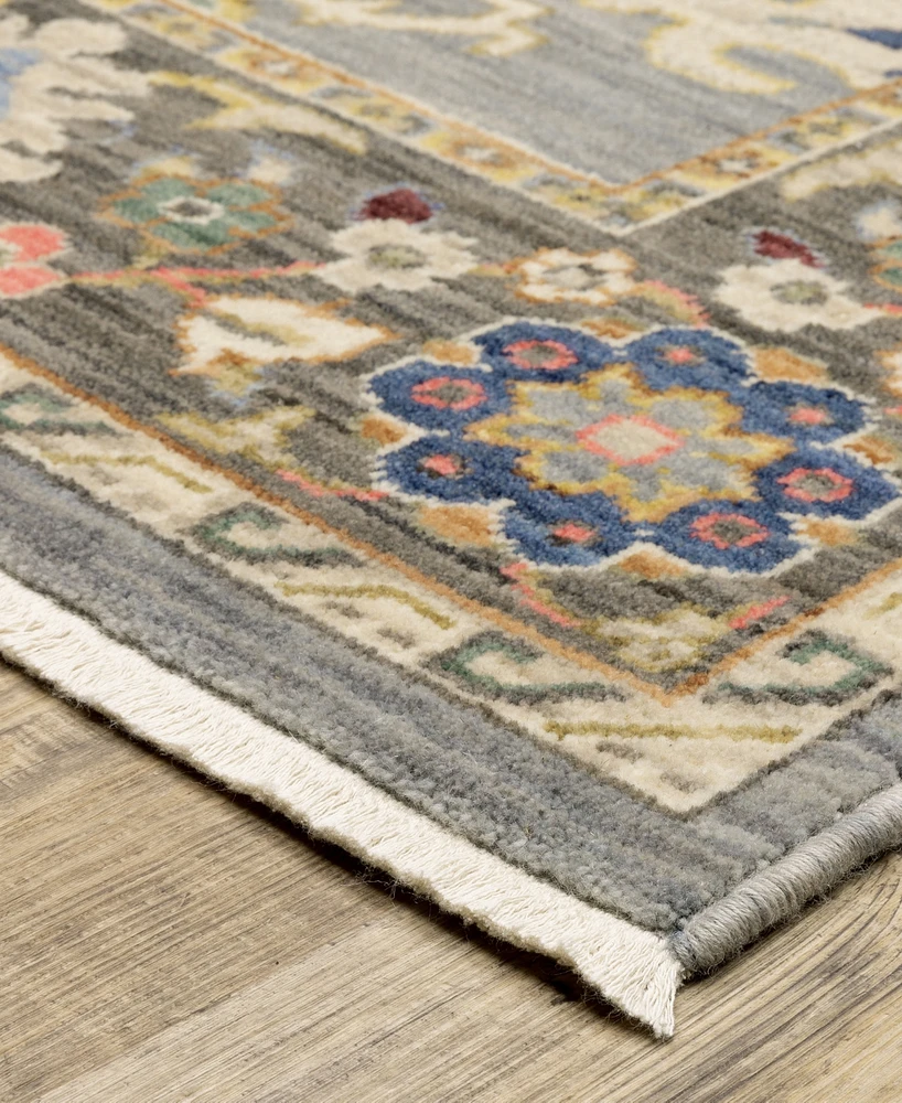 Oriental Weavers Lucca 846D1 2'6"x12' Runner Area Rug