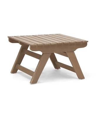 Outdoor Wooden Side Table by Christopher Knight Home