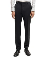 Boss Men's Regular-Fit Virgin Wool Formal Trousers